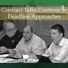 Contract negotiations are in session