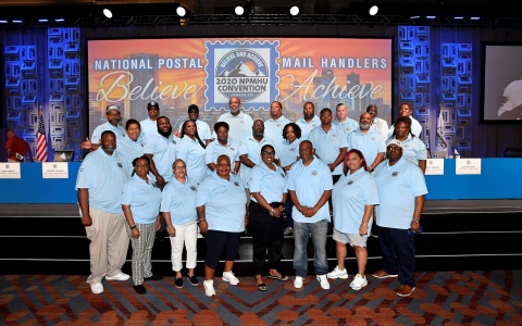 Local 305 officers at National Convention